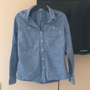 Excellent condition button up denim look shirt
